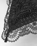 Punk Rave Gothic Home Eternal Flame Filled Cushion - Black & Red