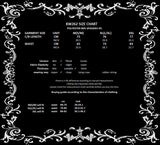 Dark In Love Gothic Lace & Mesh Open Front Corset Skirt