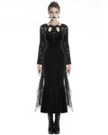 Dark In Love Elvetia Gothic Velvet & Lace Witch Dress