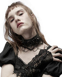 Pyon Pyon Womens Dark Steampunk Lolita Choker Collar