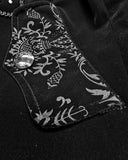 Devil Fashion Demidicus Mens Long Gothic Coat - Black