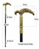 Penny Dreadful Steampunk Gentleman Swaggering Cane - Bronzed Talon Handle