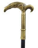 Penny Dreadful Steampunk Gentleman Swaggering Cane - Bronzed Talon Handle