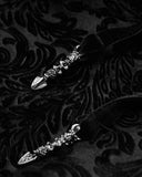 Punk Rave Shadowflower Womens Gothic Velvet Top