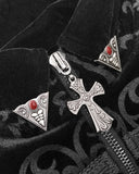 Devil Fashion Alvericus Mens Gothic Regency Split Tailcoat
