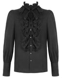 Punk Rave Severin Mens Shirt - Black