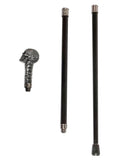 Penny Dreadful Gothic Steampunk Engraved Filigree Skull Swaggering Cane