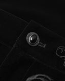Punk Rave Lisanthium Mens Gothic Regency Dress Pants - Black Velvet