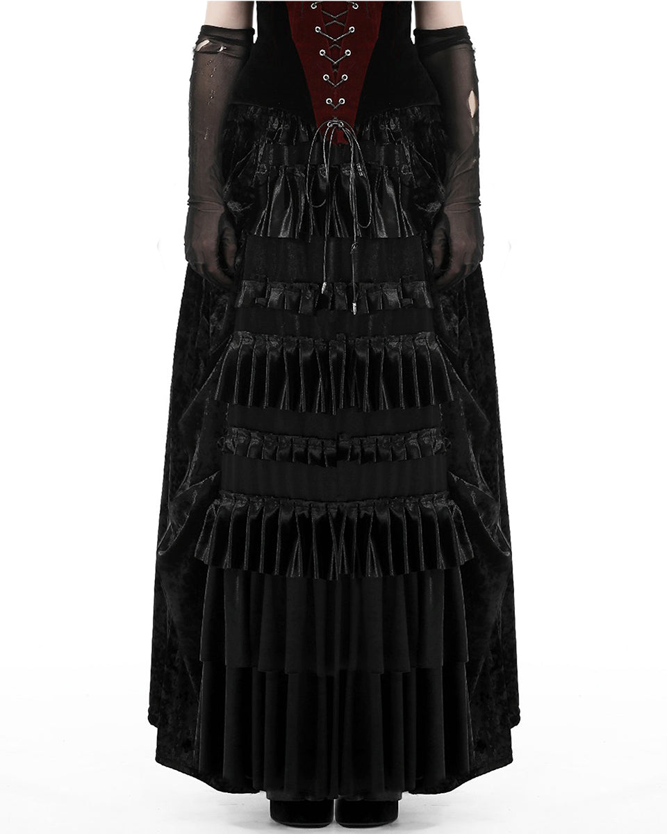 Romantic Gothic Plush Skirt