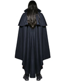 Punk Rave Salazar Mens Cloak - Blue & Black