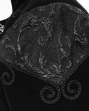 Devil Fashion Coleridge Mens Gothic Regency Tailcoat - Black Velvet
