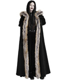 Punk Rave Winterfell Womens Cloak - Black