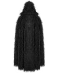 Devil Fashion Darkwood Mens Faux Fur Cloak