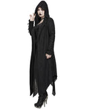 Punk Rave Womens Apocalyptic Gothic Hooded Cloak Waterfall Cardigan - Extended Size Range