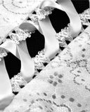 Dark In Love Gypsophilia White Gothic Lace Evening Dress