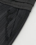 Devil Fashion Mens Gothic Aristocrat Dress Pants - Black Stripe