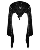 Dark In Love Arachne Velvet Gothic Hooded Bolero Shrug