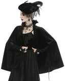 Dark In Love Adelina Gothic Velvet Cloak Cape