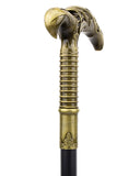 Penny Dreadful Steampunk Gentleman Swaggering Cane - Bronzed Talon Handle