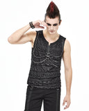 Devil Fashion Dead Channels Mens Chained Apocalyptic Punk Tank Top