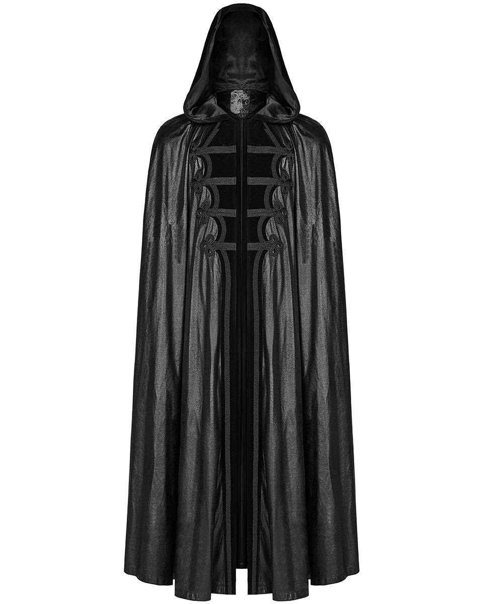 Mens hooded clearance cape