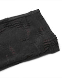 Punk Rave Eternal Flame Womens Apocalyptic Gothic Half-Skirt Leggings - Black & Red