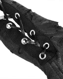 Dark In Love Dieselpunk Shredded Sleeve Gloves