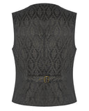 Punk Rave Mens Ottensian Steampunk Waistcoat Vest - Black & Gold
