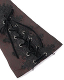 Devil Fashion Libertine's Remorse Womens Gothic Aristocrat Dovetail Coat - Red & Black