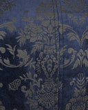 Punk Rave Alcazar Mens Waistcoat Vest - Blue Damask