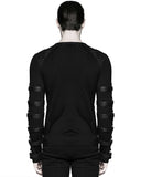 Punk Rave Deconstruction Unit Mens Dieselpunk Long Sleeve Top