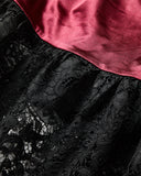 Dark In Love Tristitia Skirt - Black & Red