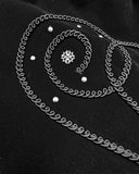 Devil Fashion Demidicus Mens Long Gothic Coat - Black