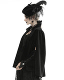 Dark In Love Adelina Gothic Velvet Cloak Cape