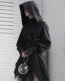 Punk Rave Daily Life Urban Occult Gothic Velvet Witch Hoodie