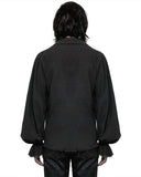 Punk Rave Avery Pirate Shirt - Black