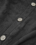 Devil Fashion Ellisandor Mens Gothic Poet Shirt - Black