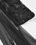 Dark In Love Elvetia Gothic Velvet & Lace Witch Dress