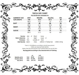 Dark In Love Nightingales Rose Gothic Court Top - Red Velvet