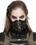 Devil Fashion Desertcore Womens Dieselpunk Mask - Black & Brown