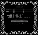 Dark In Love Long Gothic Witch Maxi Skirt Black Chiffon Lace Steampunk Bustle