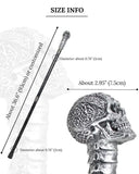 Penny Dreadful Gothic Steampunk Engraved Filigree Skull Swaggering Cane