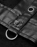 Punk Rave Atompunk Mens Apocalyptic Broken Knit T-Shirt Top