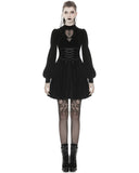 Dark In Love Dionyza Gothic Velvet Cincher Corset Dress
