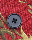 Devil Fashion Cavalier Mens Waistcoat Vest - Red & Gold
