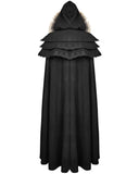 Punk Rave Winterfell Womens Cloak - Black