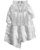 Punk Rave Regency Jabot Cravat - White