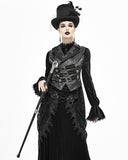 Penny Dreadful Gothic Dragon Claw Swaggering Cane - Clear Orb
