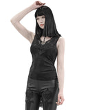 Punk Rave Asterleine Womens Tailed Gothic Tank Top - Black