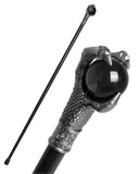 Penny Dreadful Gothic Dragon Claw Swaggering Cane - Black Orb